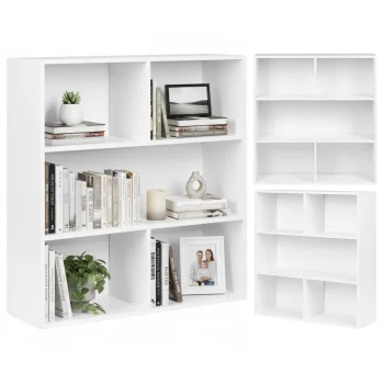 3 lentynų stelažas Modernhome S-20-W, baltas