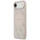 Guess 4G Circle Classic Logo MagSafe dėklas, skirtas iPhone Air, rožinis