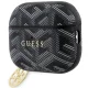 Dėklas AirPods Pro 2 ausinėms Guess GCube Charm, juodas