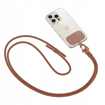 Telefono juostelė Tech-Protect C5S Rope Crossbody, ruda