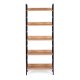 Modernhome lofto stiliaus lentyna, 5 lentynos, 160 cm, metalas/MDF