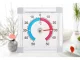 Priklijuojamas lango termometras -50°C – +50°C, skaidrus