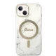Guess GUBPP14SHMEACSH dėklo ir įkroviklio rinkinys iPhone 14, baltas
