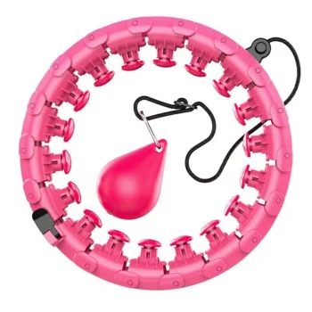Išmanusis Hula Hoop lankas su masažuokliu ir svoriu