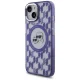 Karl Lagerfeld iPhone 15 dėklas IML Monogram Karl & Choupette MagSafe, violetinis