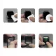Tech-Protect Glass Flex+ hibridinis stiklas Apple Watch 10 42mm, 2 vnt., juodas