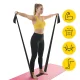 Reabilitacinė juosta 4FIZJO Flat Band 12-15 kg 30 m, juoda