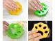 Washing Machine Lint and Pet Hair Remover, 2 pcs, 9 × 1.5 cm, Green and Orange