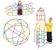 Kruzzel 00022408 Straw Constructor Set, 408 Pieces