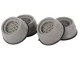 Anti-Vibration Pads for Appliances, 4 pcs, 8.5 × 4 cm, Grey