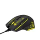Laidinė optinė žaidimų pelė Wozinsky WMGK-1181W 7200 DPI, juoda ir geltona