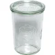 WECK Mold Jar stiklainiai su dangteliais 850 ml, 6 vnt. komplektas