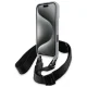 BMW iPhone 16 dėklas M Edition Carbon Stripe & Strap, pilkas