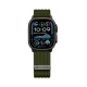 Tech-Protect Nylon Sport dirželis Apple Watch 44 / 45 / 46 / 49 mm, tamsiai žalias