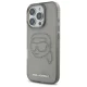 Karl Lagerfeld dėklas iPhone 16 Pro Max telefonui IML Rhinestones Karl Head, juodas