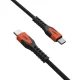 UAG Rugged USB-C į USB-C laidas, 60W, 1.5m, oranžinis