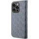 Karl Lagerfeld dėklas iPhone 14 Pro Max telefonui Saffiano Monogram, sidabrinis