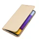 Dux Ducis Skin Pro atverčiamasis dėklas Samsung Galaxy A22 4G, auksinis