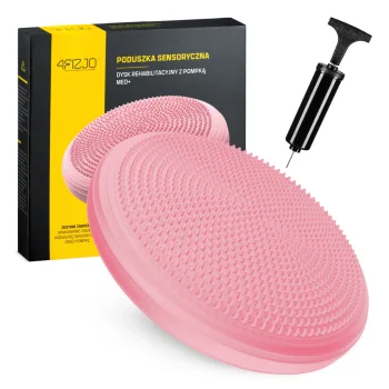 4Fizjo Sensomotor Cushion MED+ sensomotorinė pagalvėlė (33 cm), rožinė