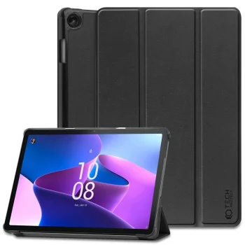 Tech-Protect SmartCase dėklas, skirtas Lenovo Tab M10 Plus (3rd Gen) 10.6, juodas