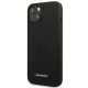 Karl Lagerfeld Silicone Plaque dėklas iPhone 13 mini telefonui, Juodas