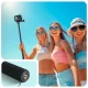 Monopodas ir asmenukių lazda Tech-Protect GA100 GoPro / DJI kameroms Juoda