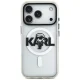 Karl Lagerfeld IML Karl Sketch Logo MagSafe dėklas telefonui iPhone 17 Pro, skaidrus