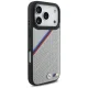 BMW M Tricolor Metal Logo MagSafe dėklas telefonui iPhone 17 Pro, pilkas