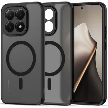 Tech-Protect MagMat MagSafe dėklas telefonui Xiaomi 15T, juodas