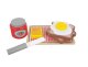 Kruzzel Wooden Toy Toaster with Accessories