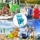 Sulankstoma turistinė kėdė su termo krepšiu