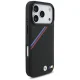 BMW M Tricolor Metal Logo MagSafe dėklas iPhone 17 Pro, juodas