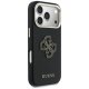 Guess FW Resin Logo dėklas Apple iPhone 17 Pro, juodas