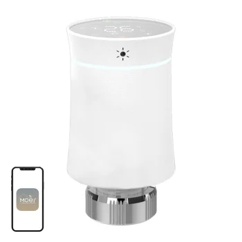 Išmanioji radiatoriaus termostatinė galvutė MOES TRV BY100 ZigBee