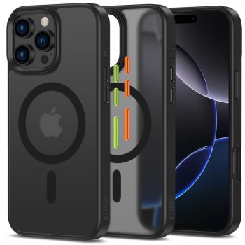 Tech-Protect iPhone 16 Pro Max Case MagMat Magsafe 3-set, Matte Black