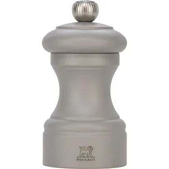 Peugeot Bistro medinis druskos malūnėlis 10 cm, pilkas