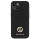 Guess dėklas iPhone 15 Plus telefonui 4G Strass Metal Logo, juodas