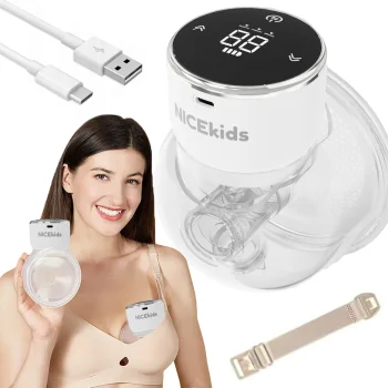 Nicekids Trifazis elektrinis pientraukis nešiojamas belaidis BPA Free