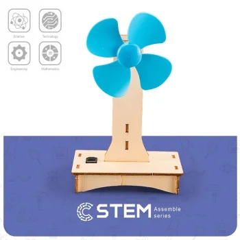 Medinis konstruktorius Elektrinis ventiliatorius STEM