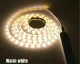 LED juosta su judesio jutikliu, 2 m, USB / AAA, šiltai balta