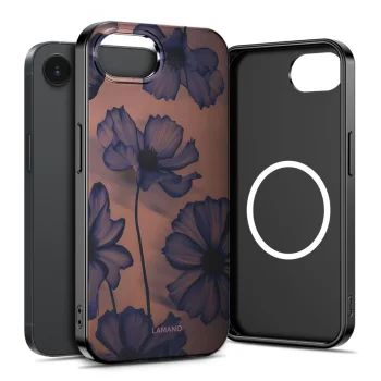 Dėklas Tech-Protect Lamano MagSafe telefonui iPhone 16e / 17e, rudas / violetinis