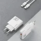 Dudao A30EUL 30W GaN įkroviklis USB-A / USB-C su USB-C - Lightning laidu