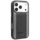 Audi dėklas iPhone 17 Pro telefonui A6 Synthetic Leather MagSafe, juodas