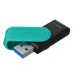 Kingston DataTraveler Exodia S 128GB USB 3.2 Gen 1 atmintinė, juoda/žydra