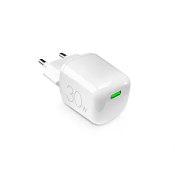 Puro MiniPro 30W GaN USB-C sieninis įkroviklis, baltas