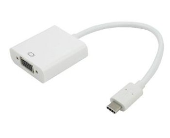 Extra Digital USB-C to VGA adapteris, 15 cm