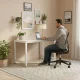 Modernhome rašomasis stalas 120x60 cm, baltas