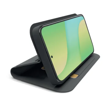 SBS Wallet Smooth atverčiamasis dėklas Samsung Galaxy A27, juodas