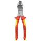 Sustiprintos šoninio kirpimo replės KNIPEX 74 06 200, izoliuotos, 200 mm