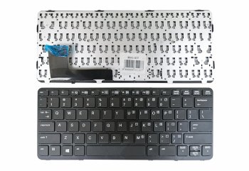 Extra Digital klaviatūra HP Elitebook 720 G1, G2, 820 G1 (US), juoda